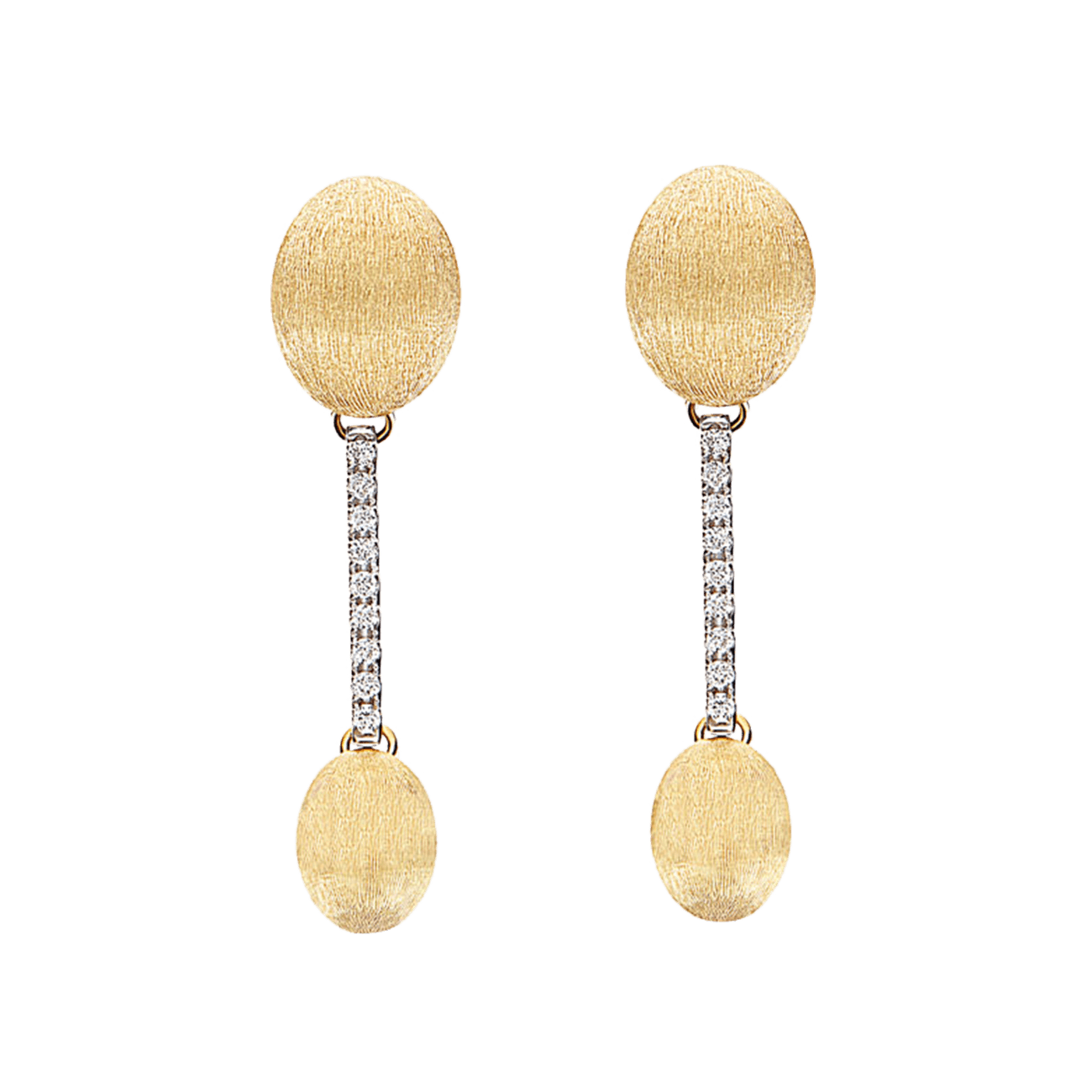 Ohrringe Brillant 0,14 ct 750er Gelbgold Dancing Elite