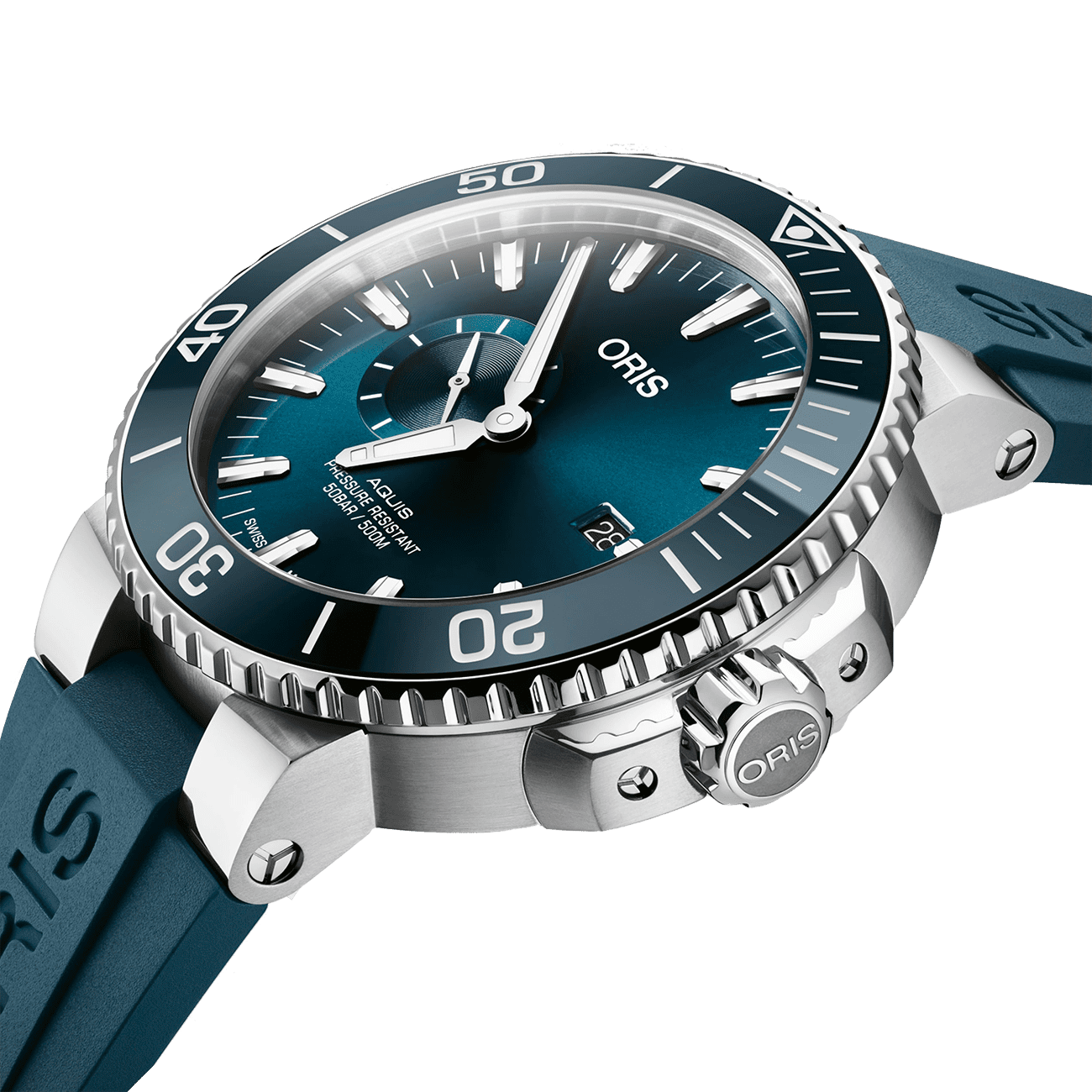 Aquis Small Second Date Automatik Uhr