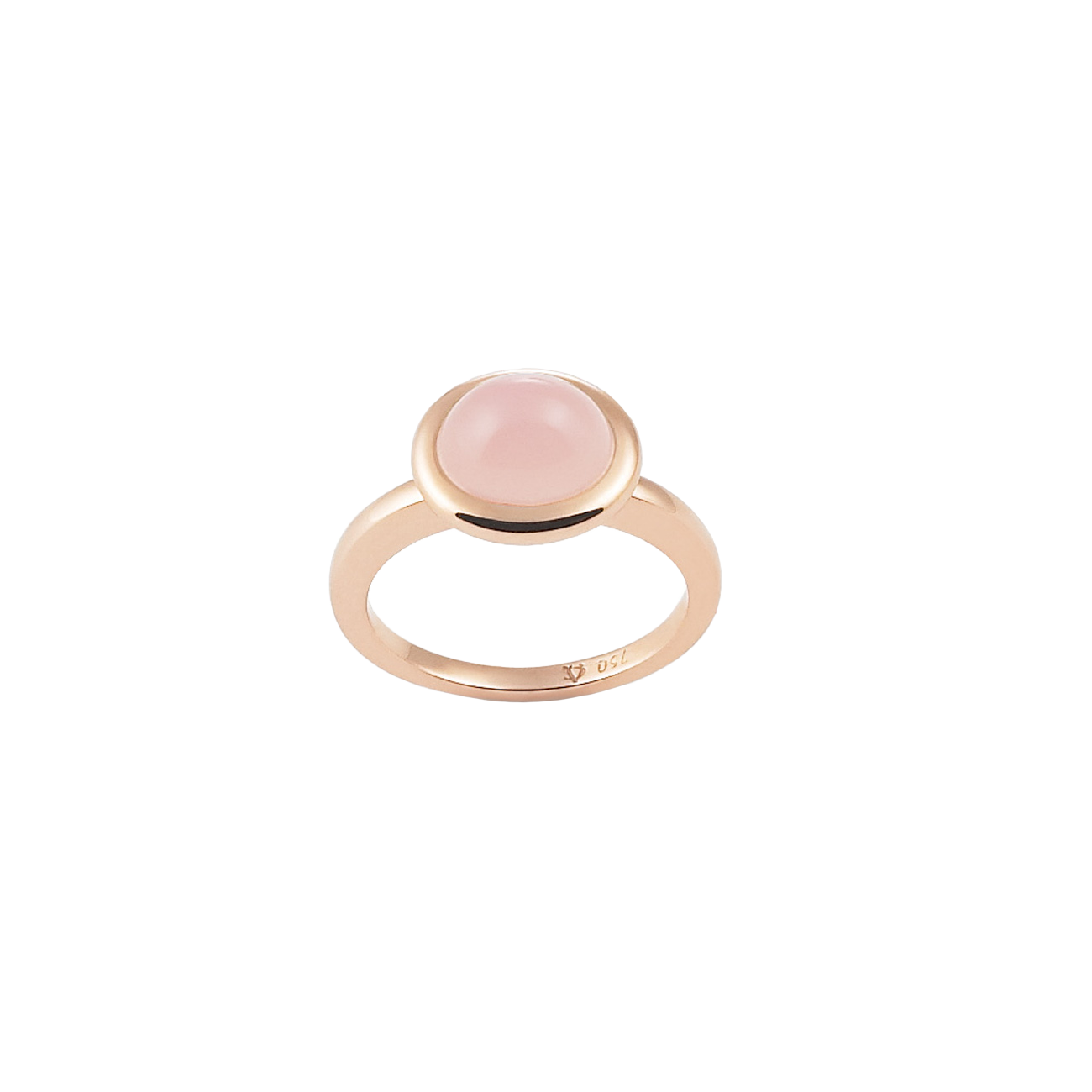 Ring  Chalcedon 750er Rotgold Amici