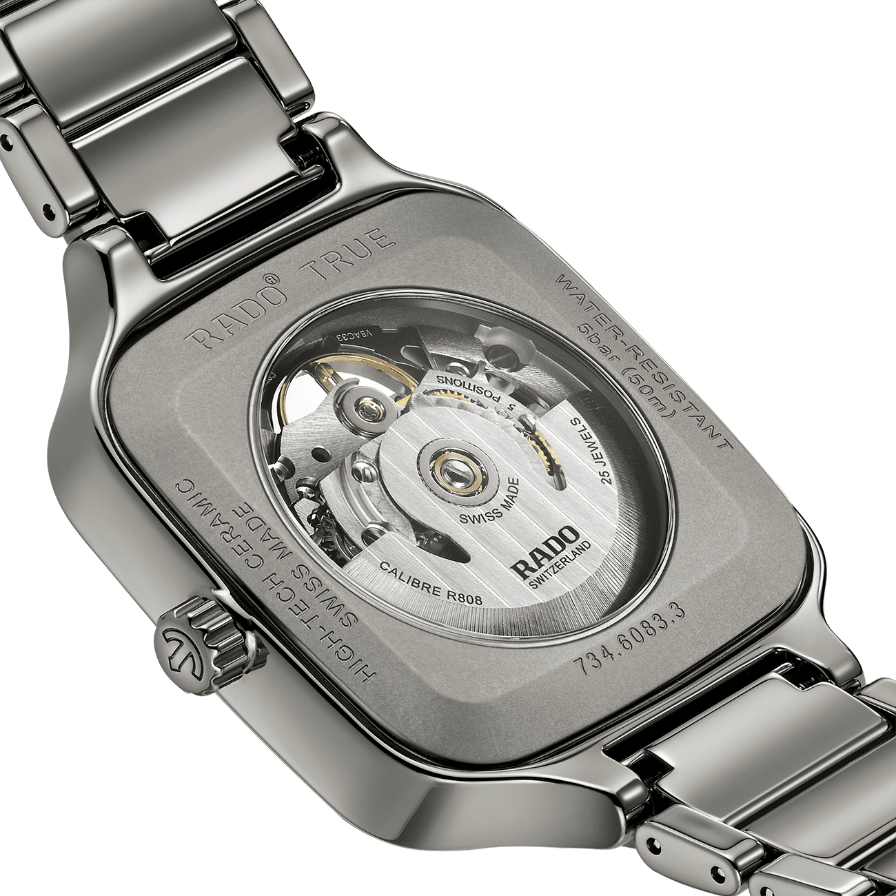 True Square Skeleton Automatik Uhr