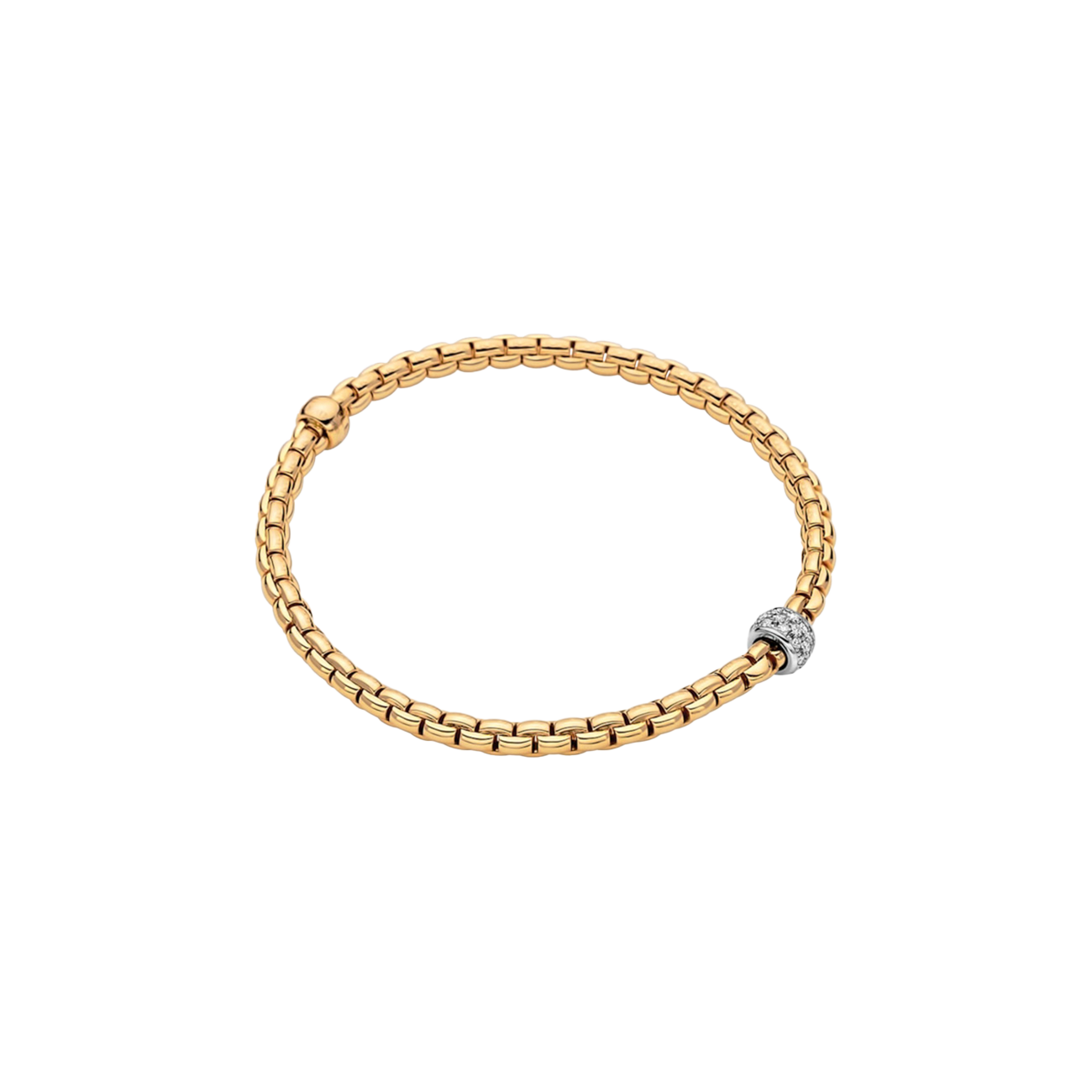 Brillantarmband 0,19 ct 750er Gold bicolor Eka Tiny