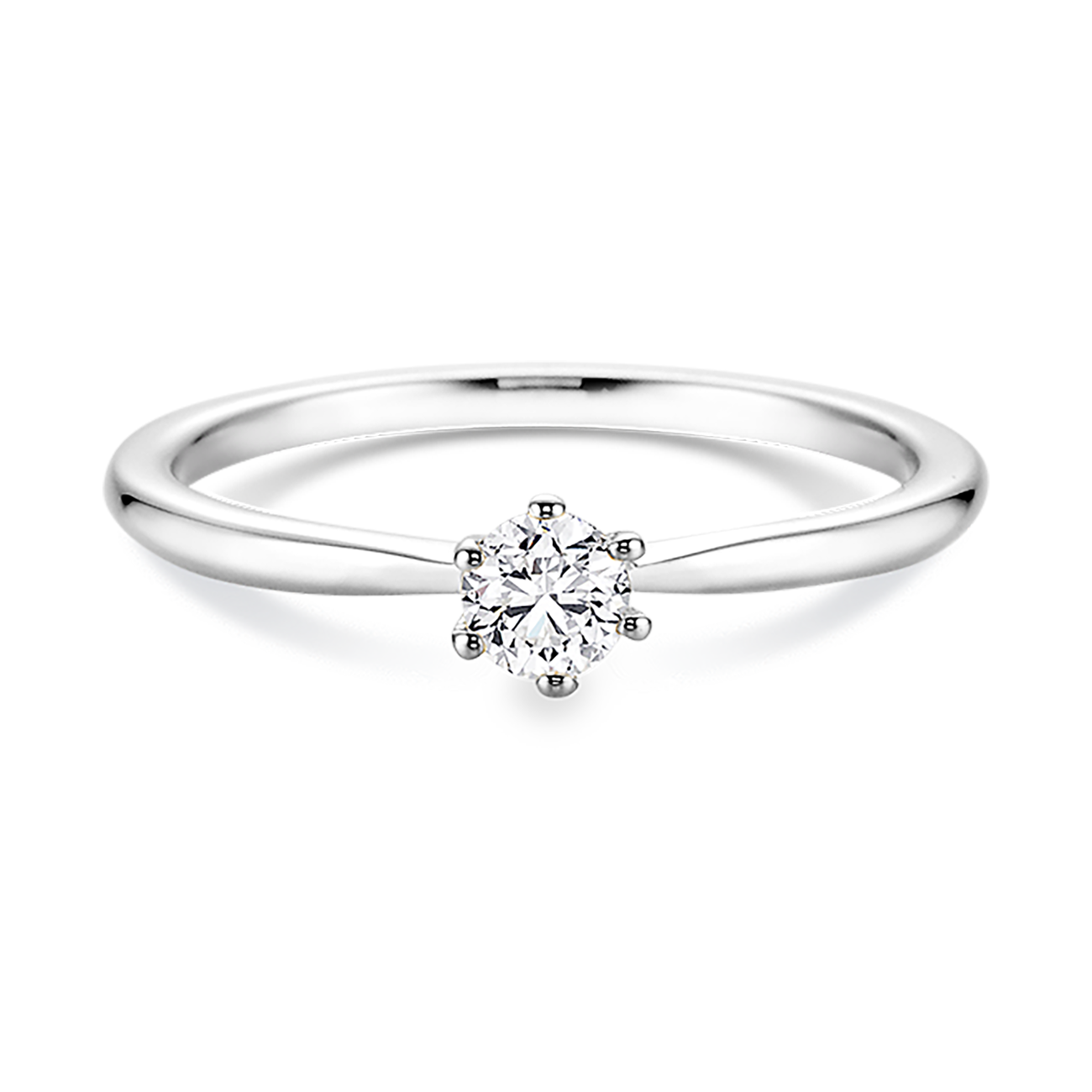 Brillantring 0,20 ct 750er Weissgold Julia