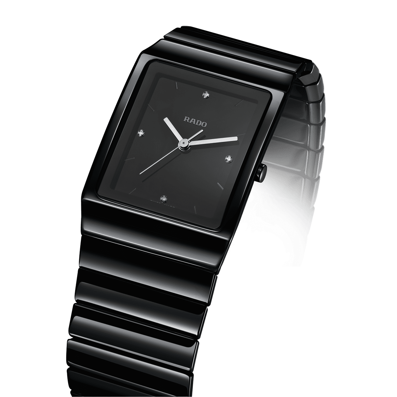 Ceramica Diamonds Quarz Uhr