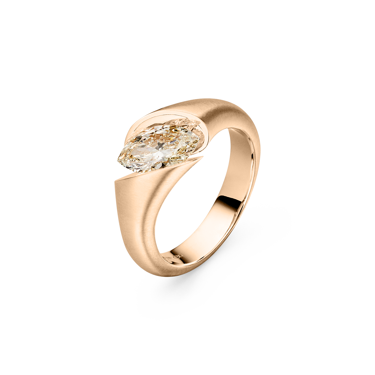 Brillantring 2,01 ct 750er Roségold Calla