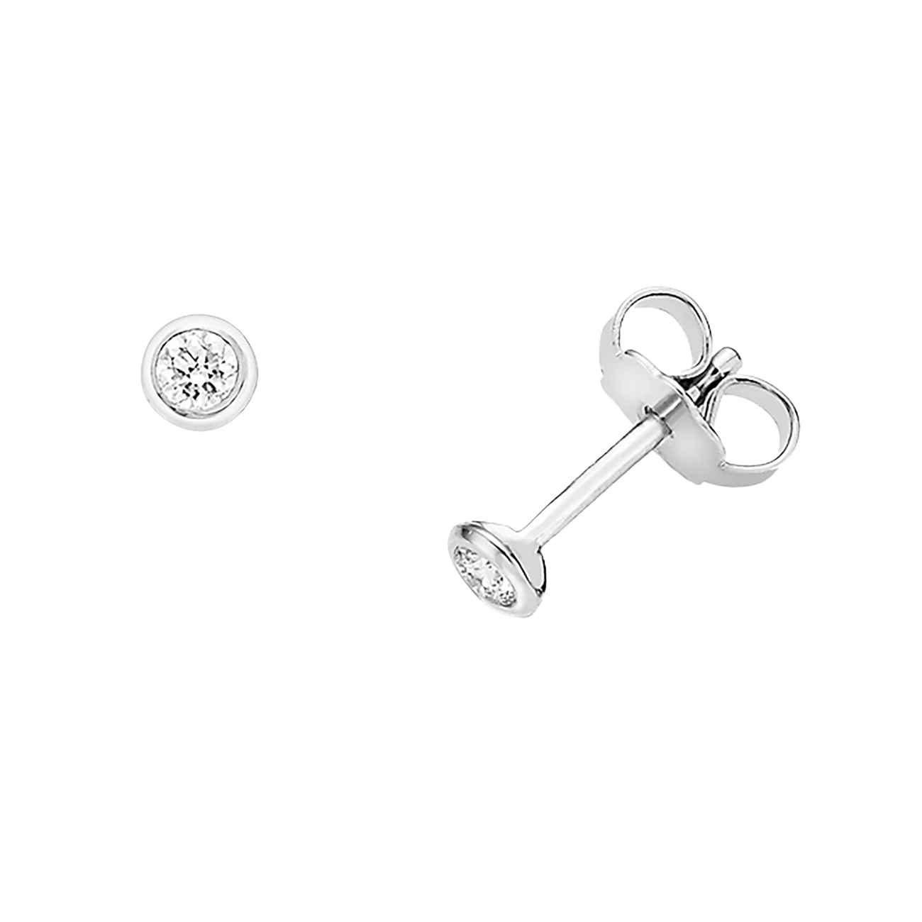 Ohrringe Brillant 0,10 ct 750er Weissgold Emma