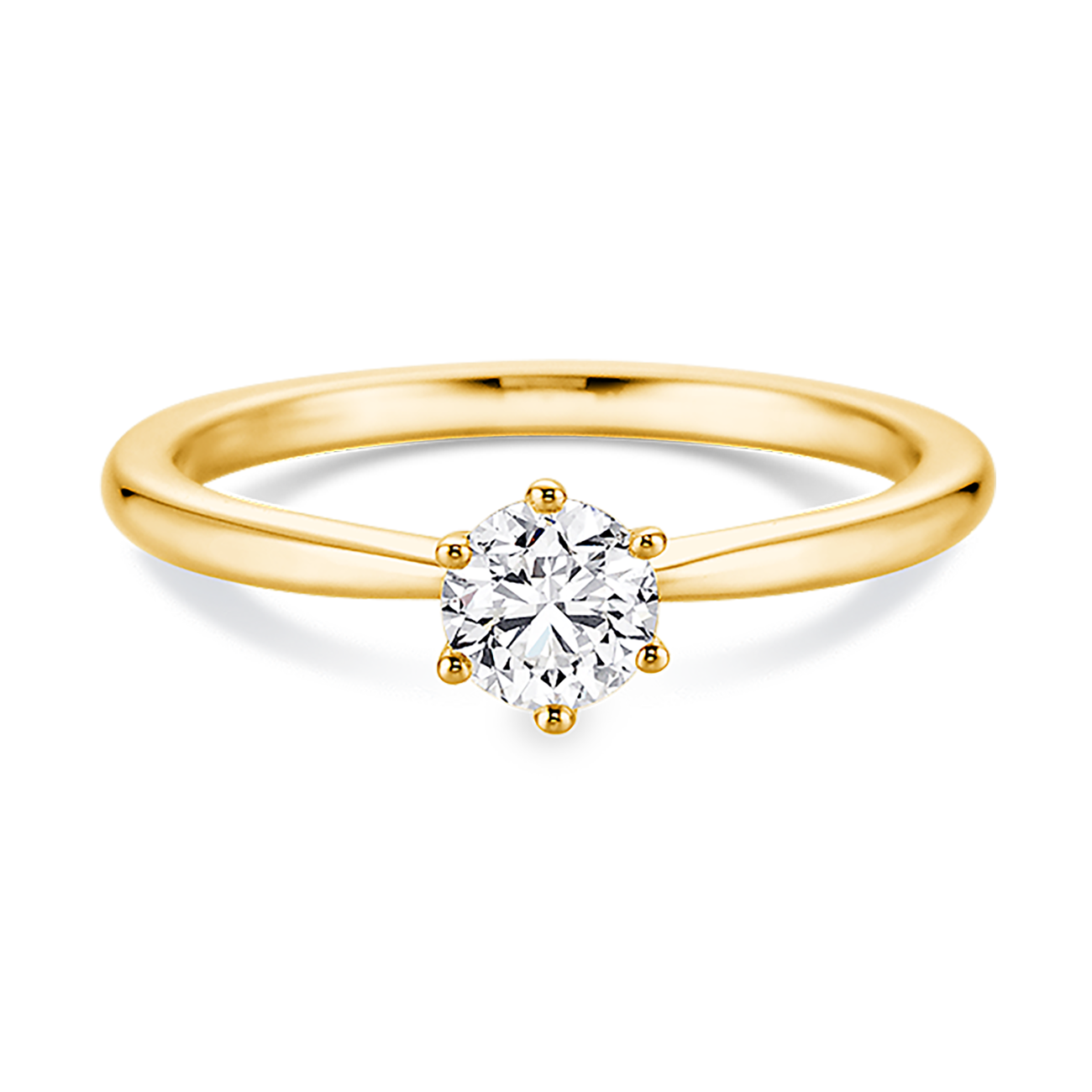 Brillantring 0,50 ct 750er Gelbgold Julia