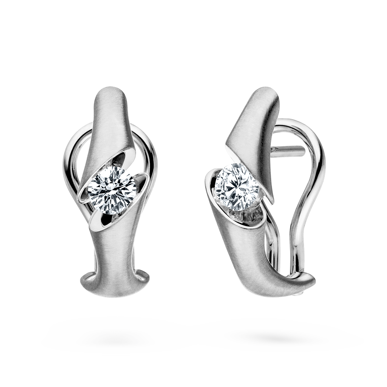 Ohrringe Brillant 0,50 ct 750er  Weissgold Calla