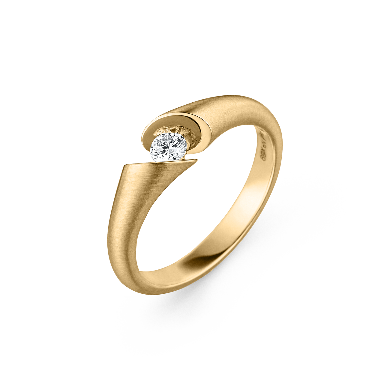 Brillantring 0,15 ct 750er Gelbgold Calla