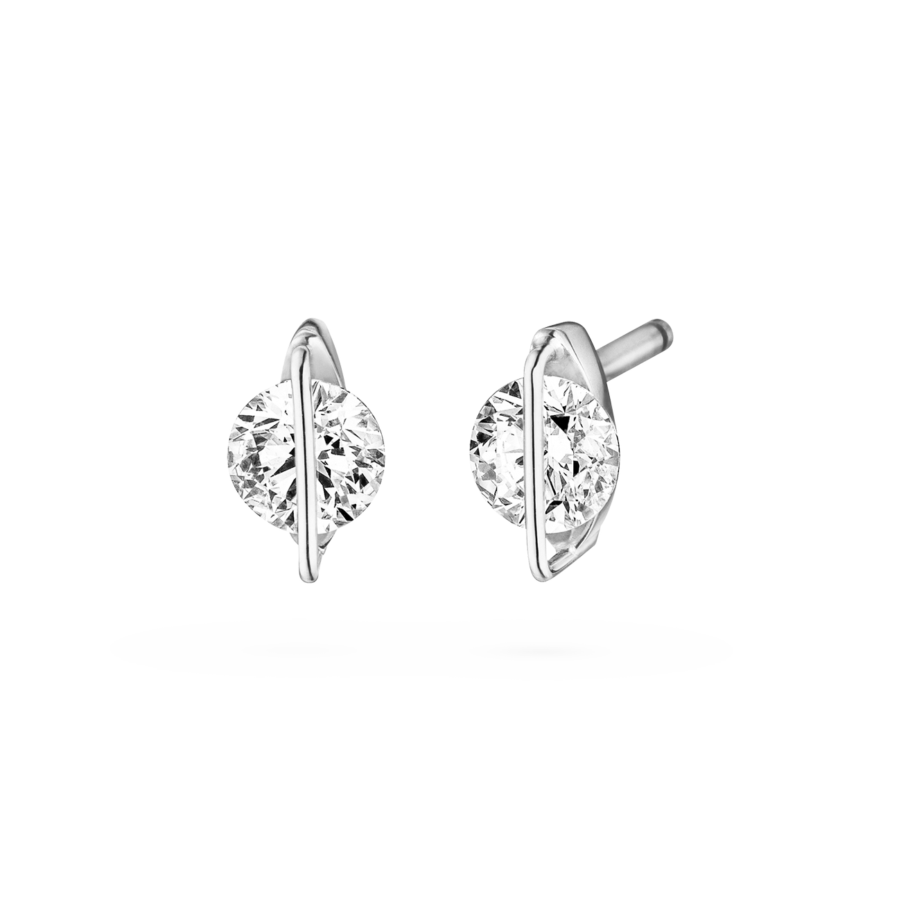 Ohrringe Brillant 0,80 ct 750er Weissgold Liberté