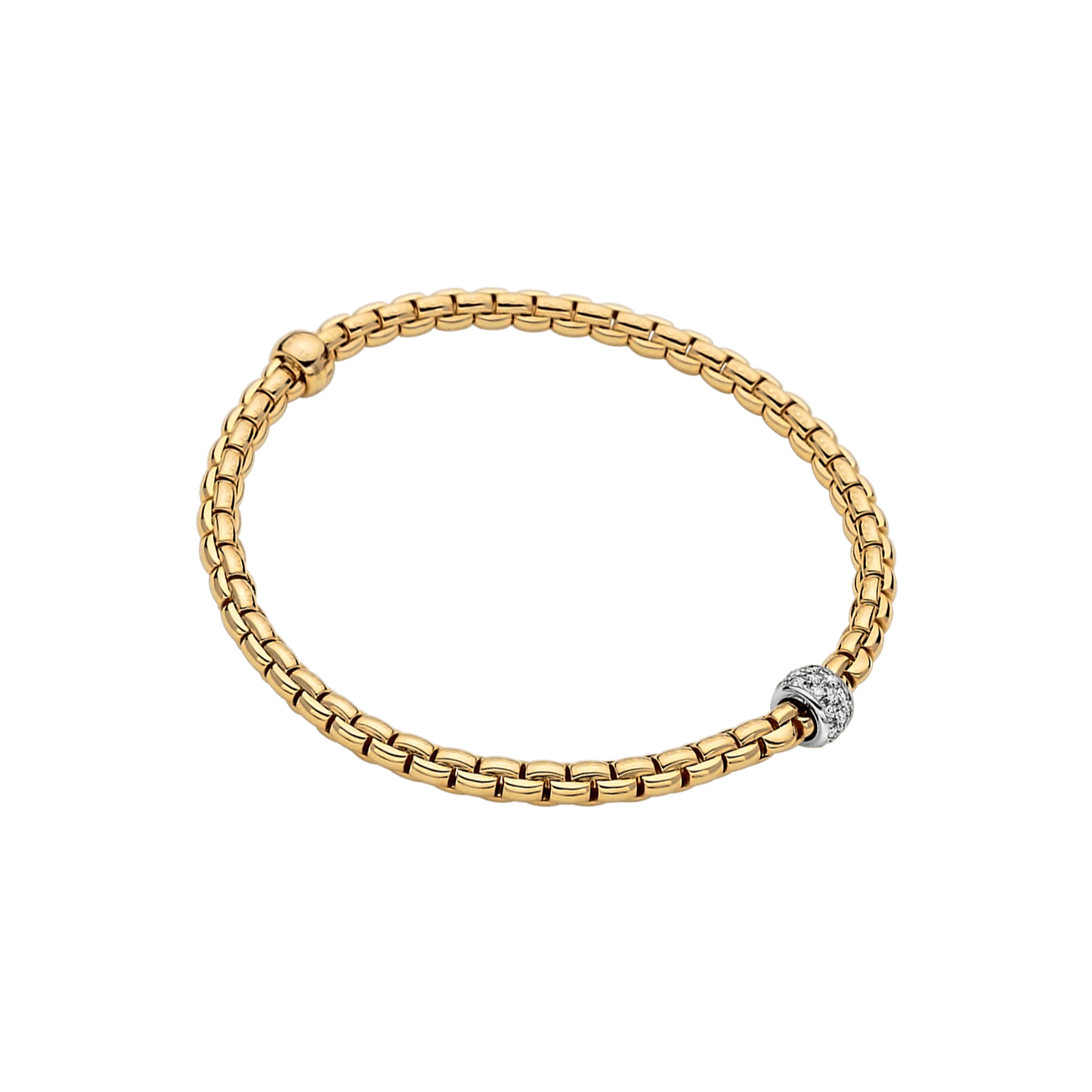 Brillantarmband 0,19 ct 750er Gold bicolor Eka Tiny