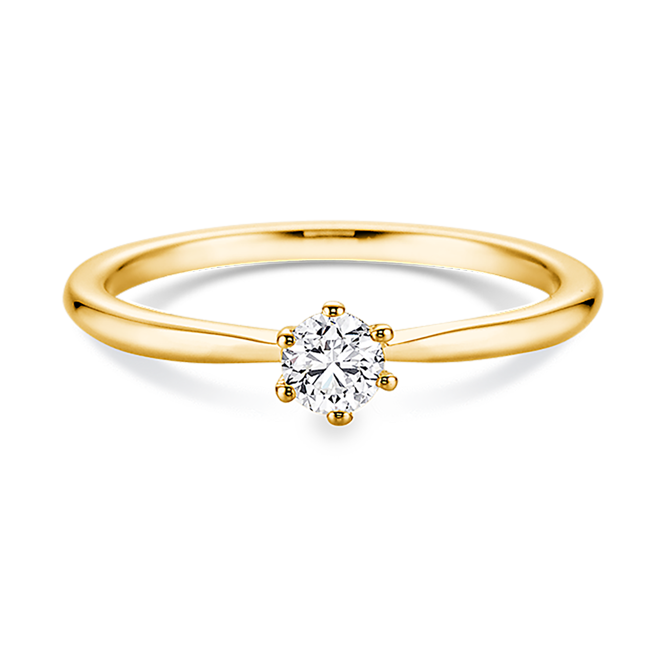 Brillantring 0,20 ct 750er Gelbgold Julia