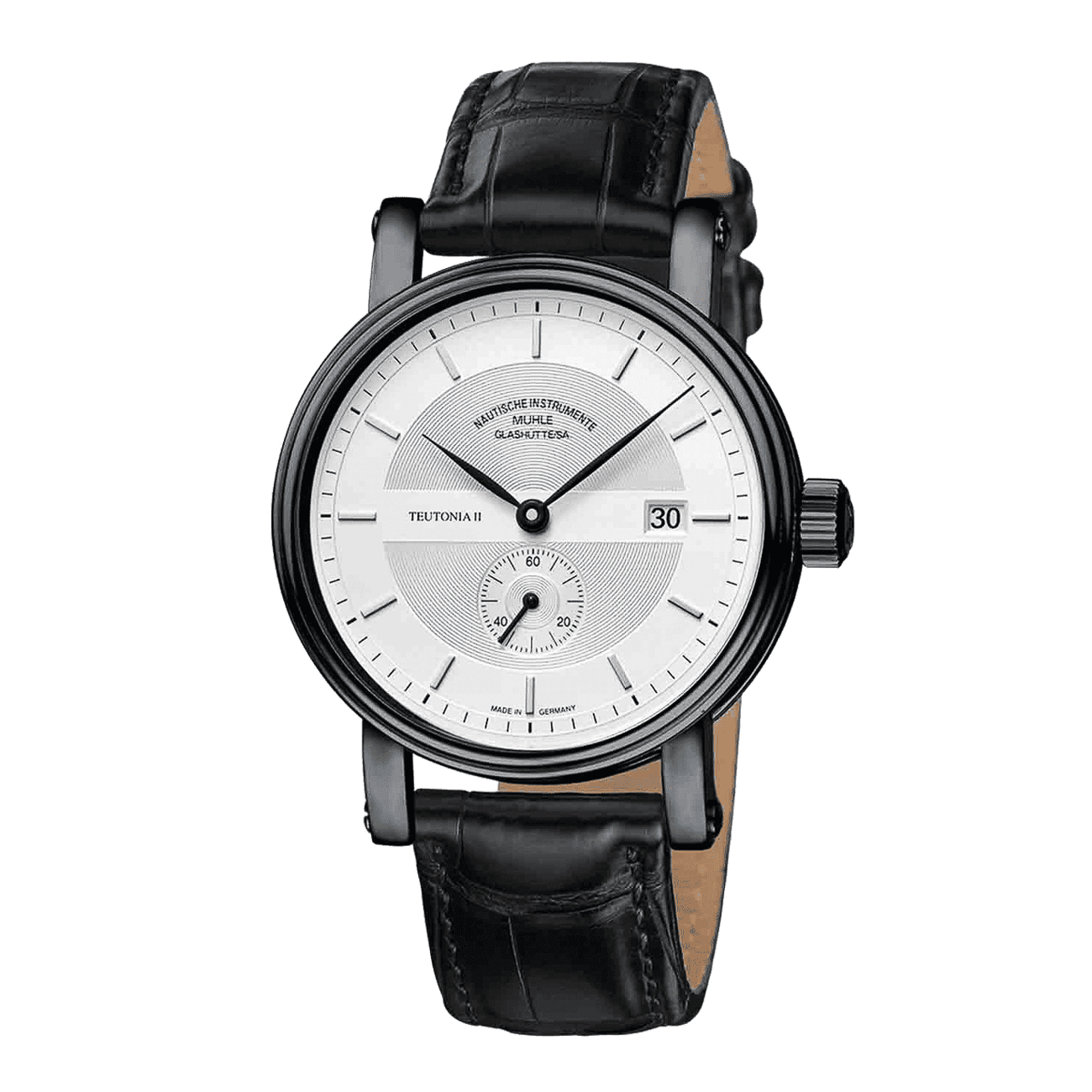 Teutonia II kleine Sekunde Midnight Automatik Uhr