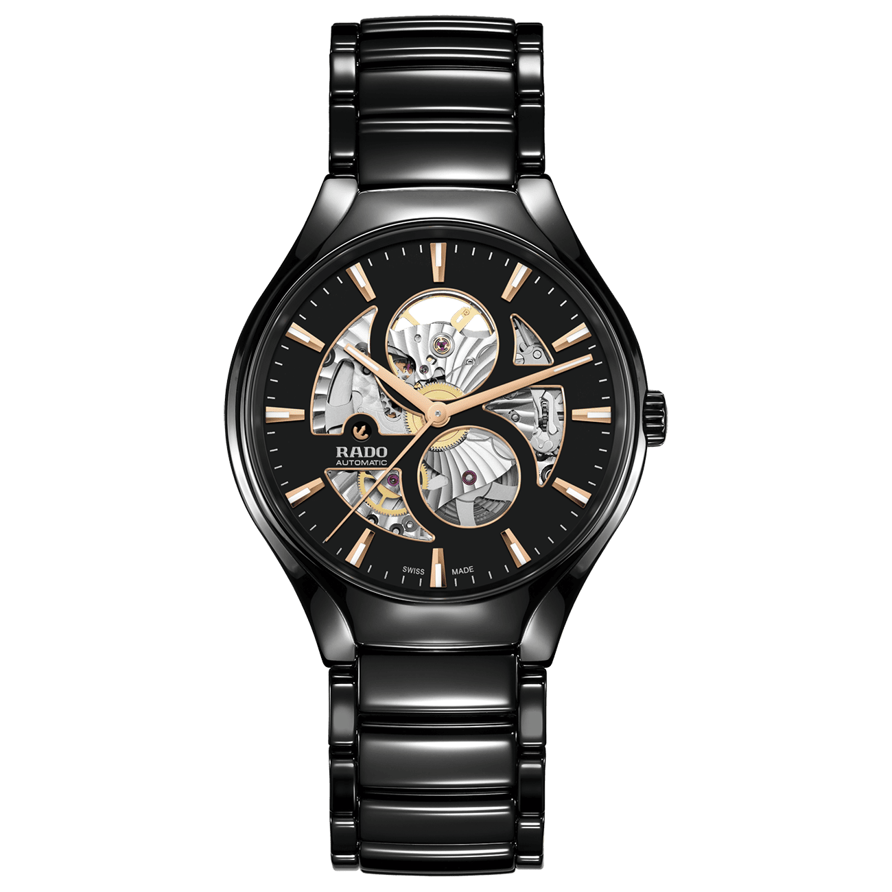 True Round Open Heart Automatik Uhr