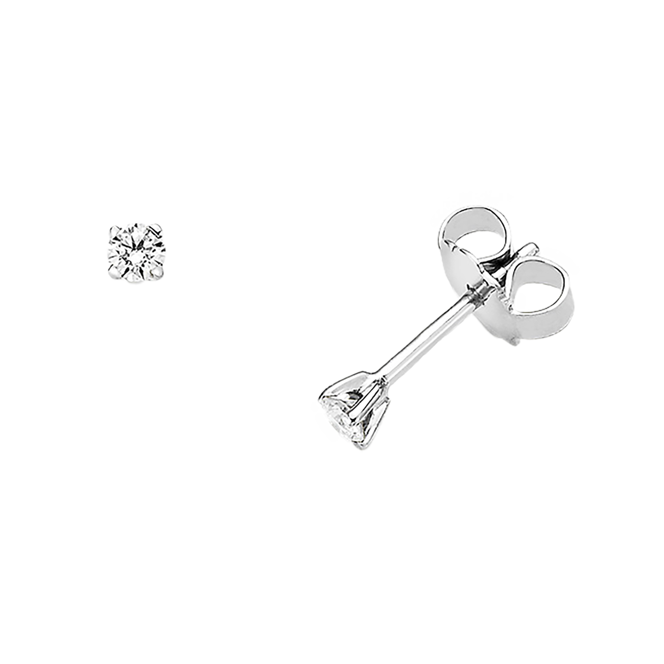 Ohrringe Brillant 0,10 ct 750er Weissgold Marie