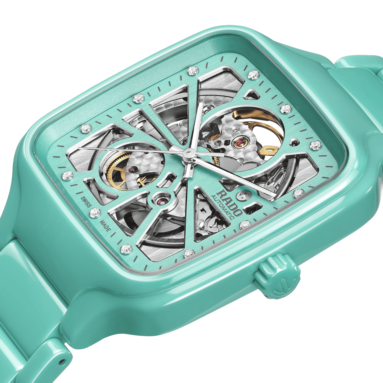 True Square Open Heart Automatik Uhr