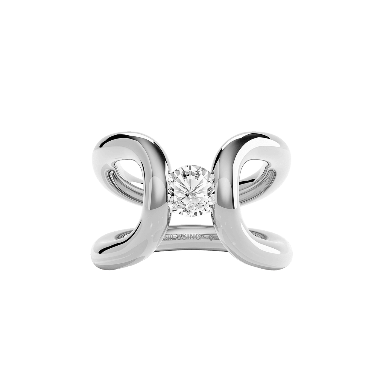 Brillantring 0,50ct 950er Platin Ära C