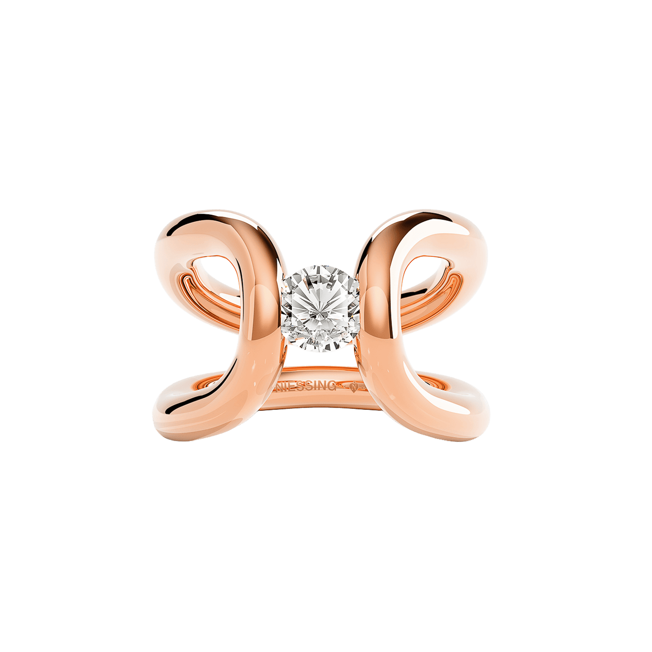 Brillantring 0,50ct 750er Rotgold Ära C