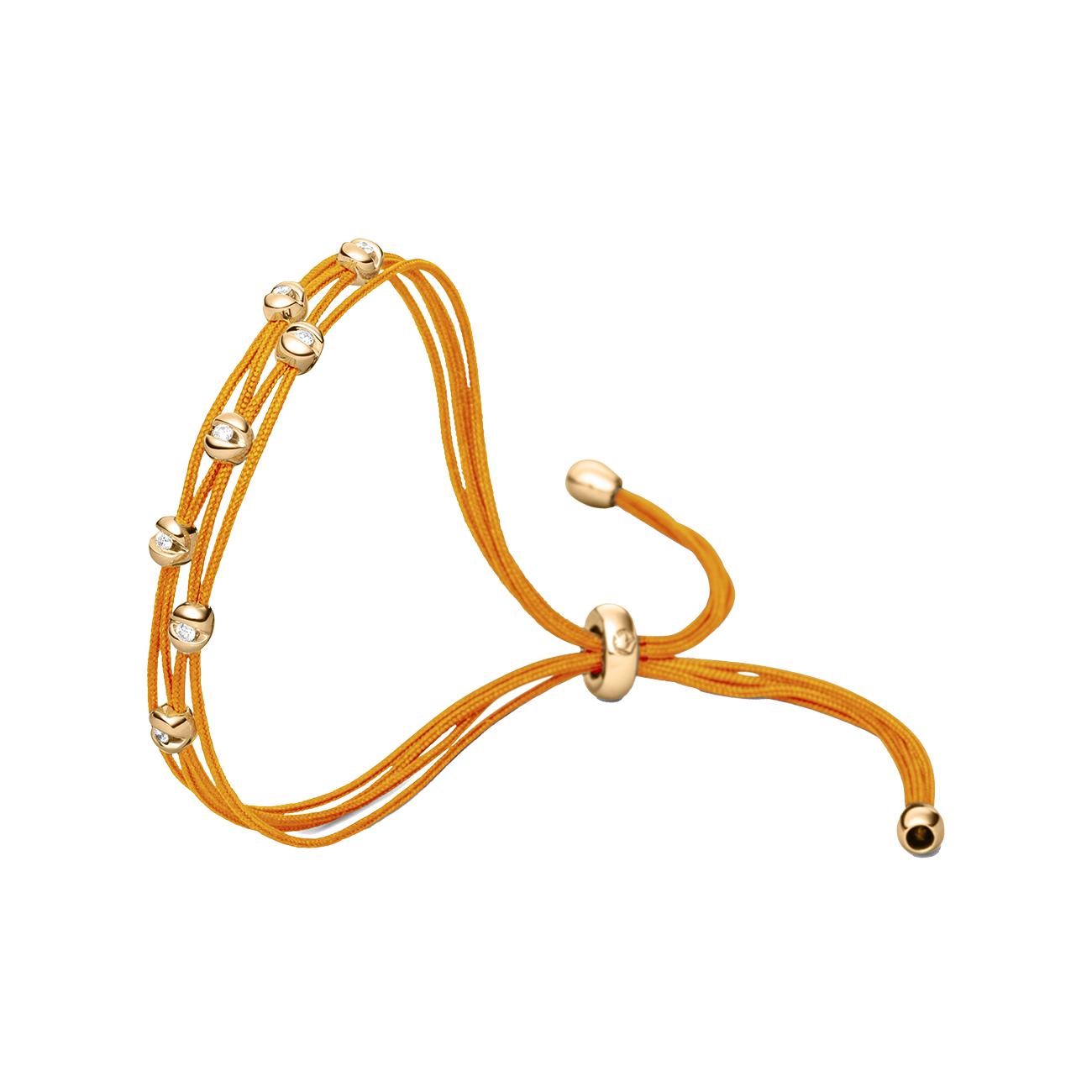 Brillantarmband 0,10 ct 750er Gelbgold Colortaire