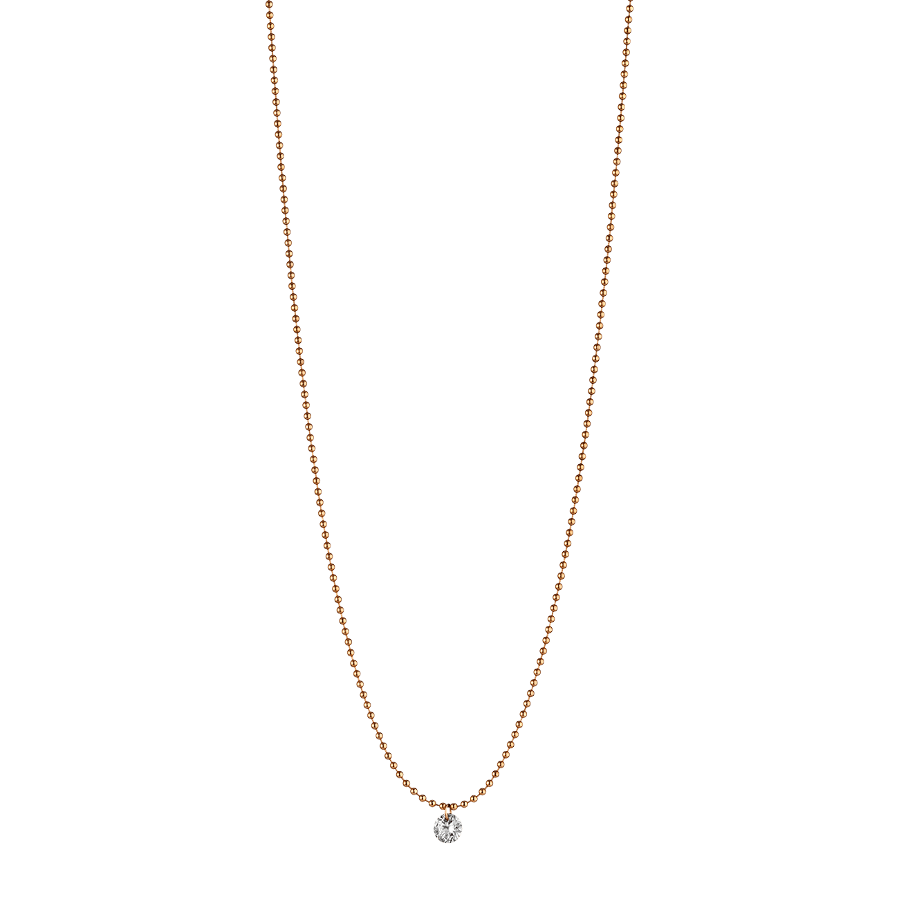 Brillantkette 0,17 ct 750er Roségold H2O
