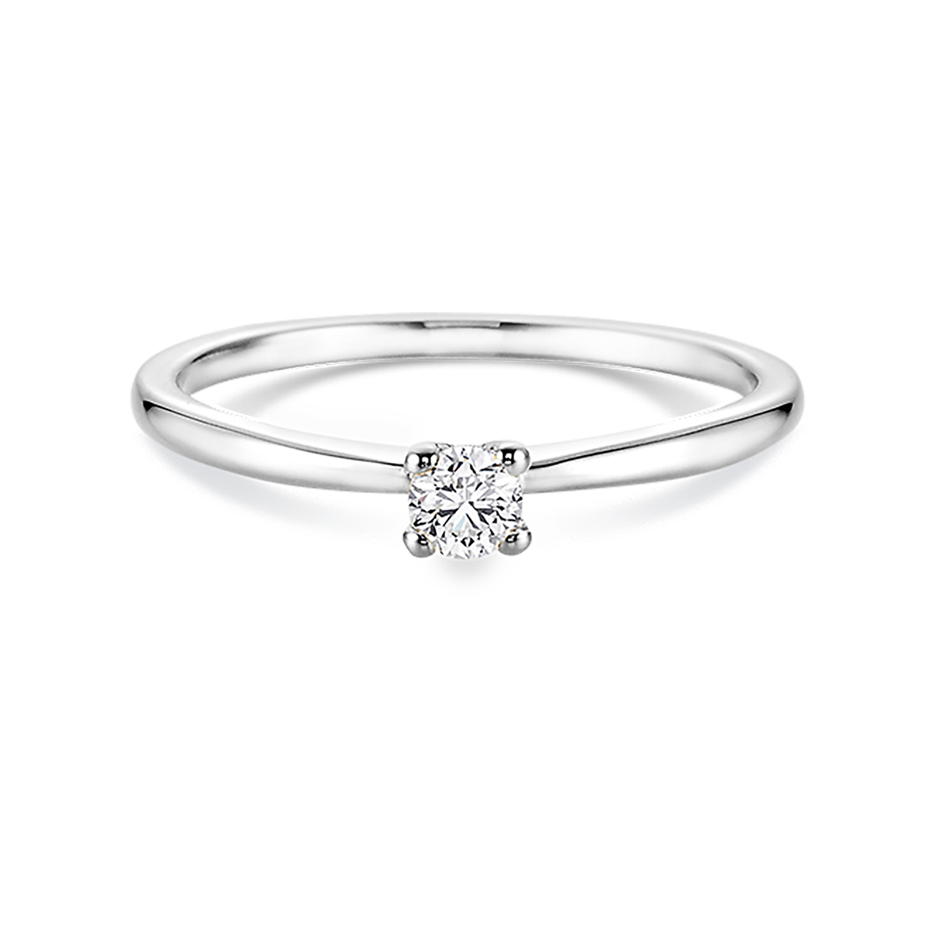 Brillantring 0,15 ct 750er Weissgold Marie