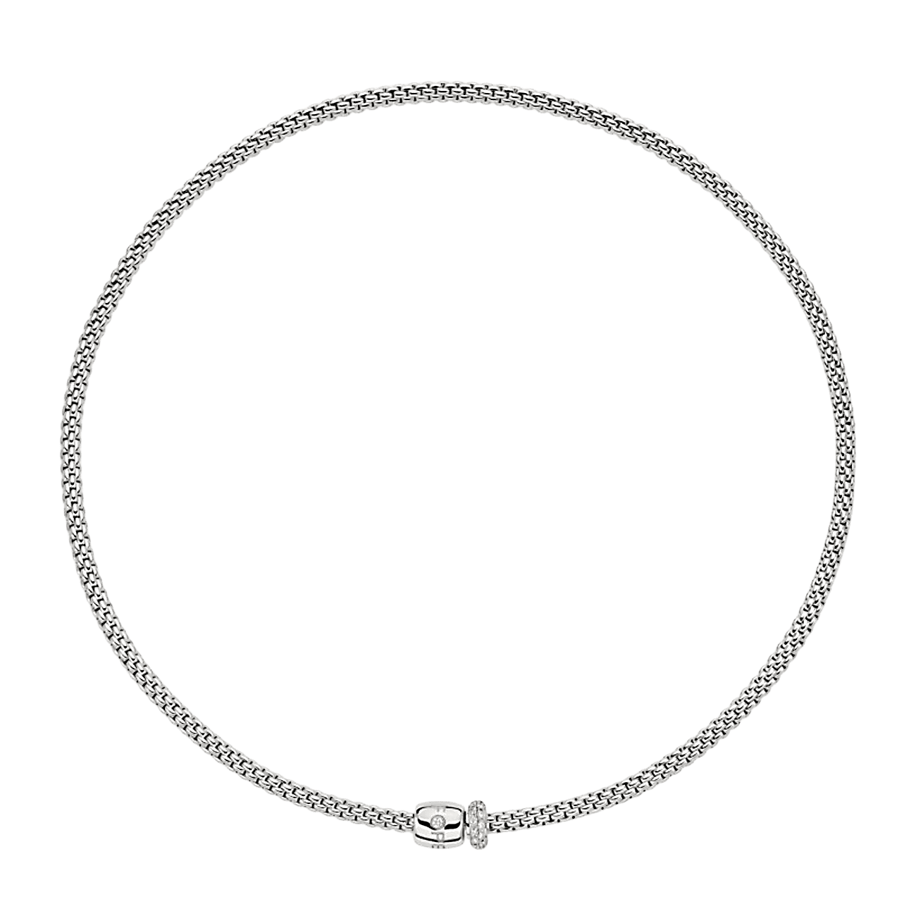 Brillantkette 0,19ct 750er Weissgold Prima