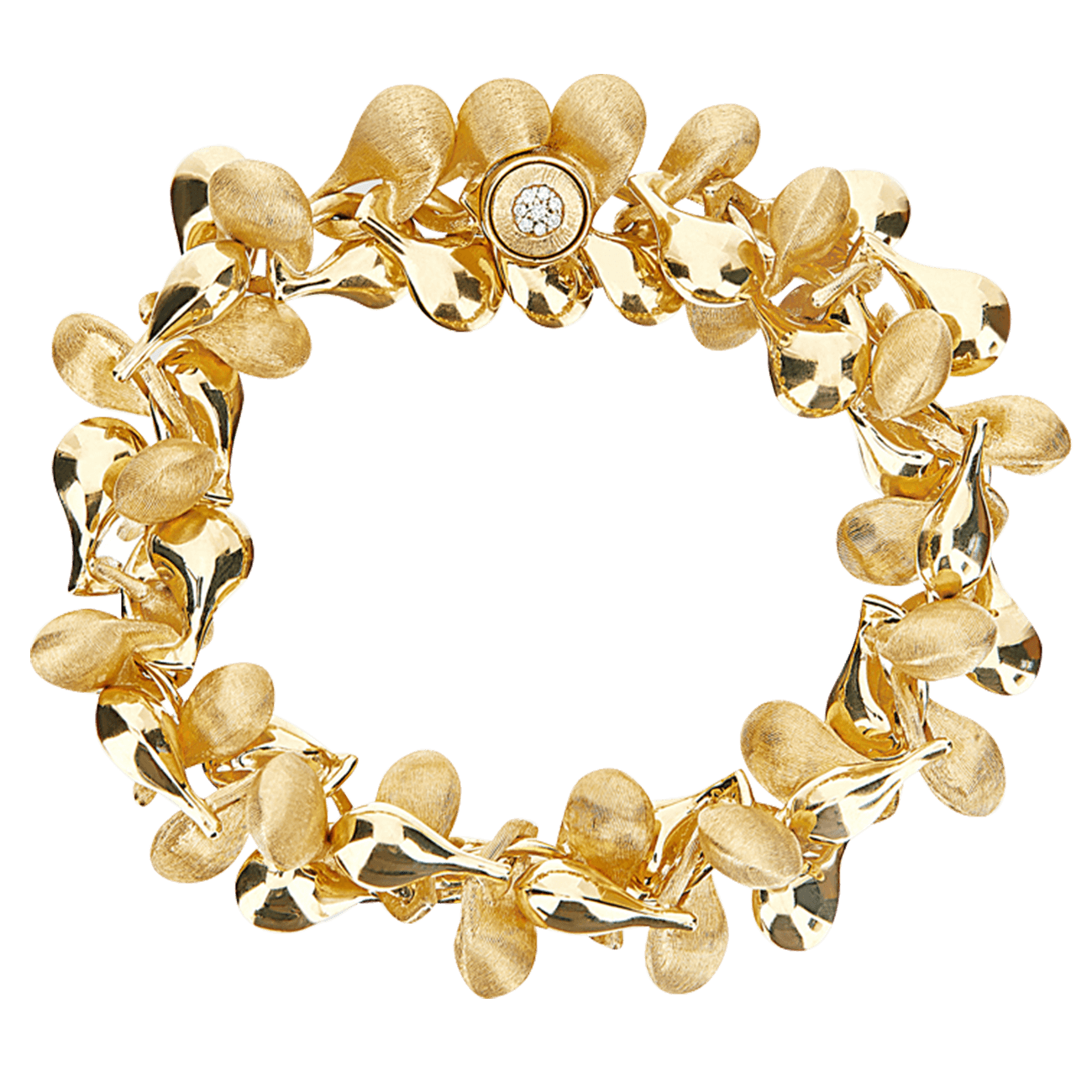 Brillantarmband 0,04 ct 750er Gelbgold Trasformista