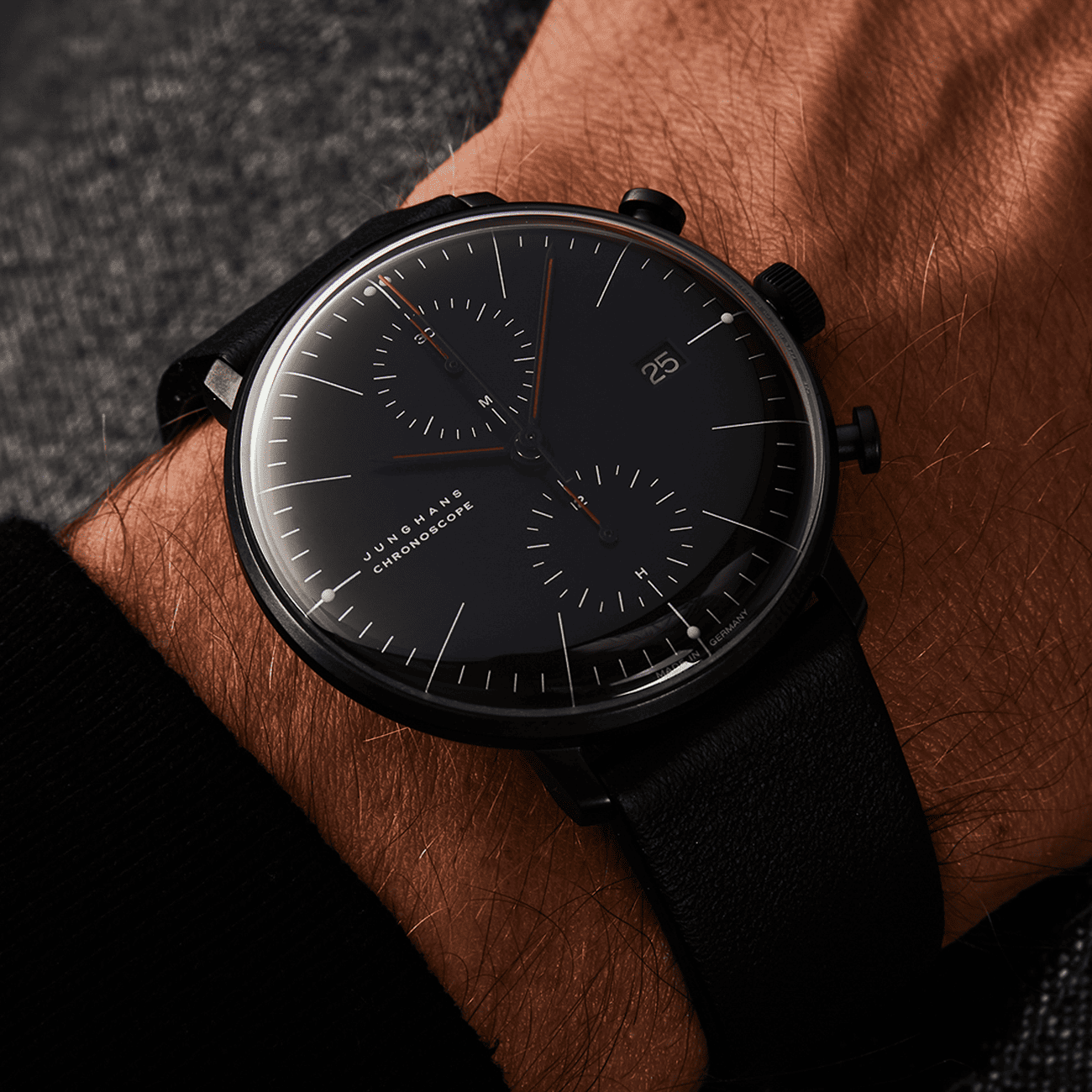 Max Bill Chronoscope Bauhaus Automatik Uhr