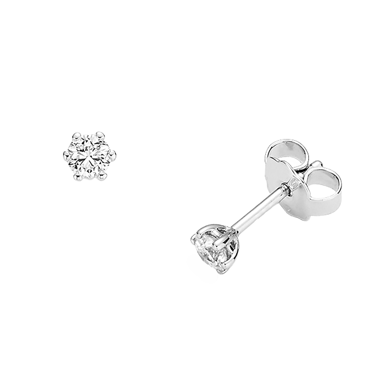 Ohrringe Brillant 0,40 ct 750er Weissgold Julia