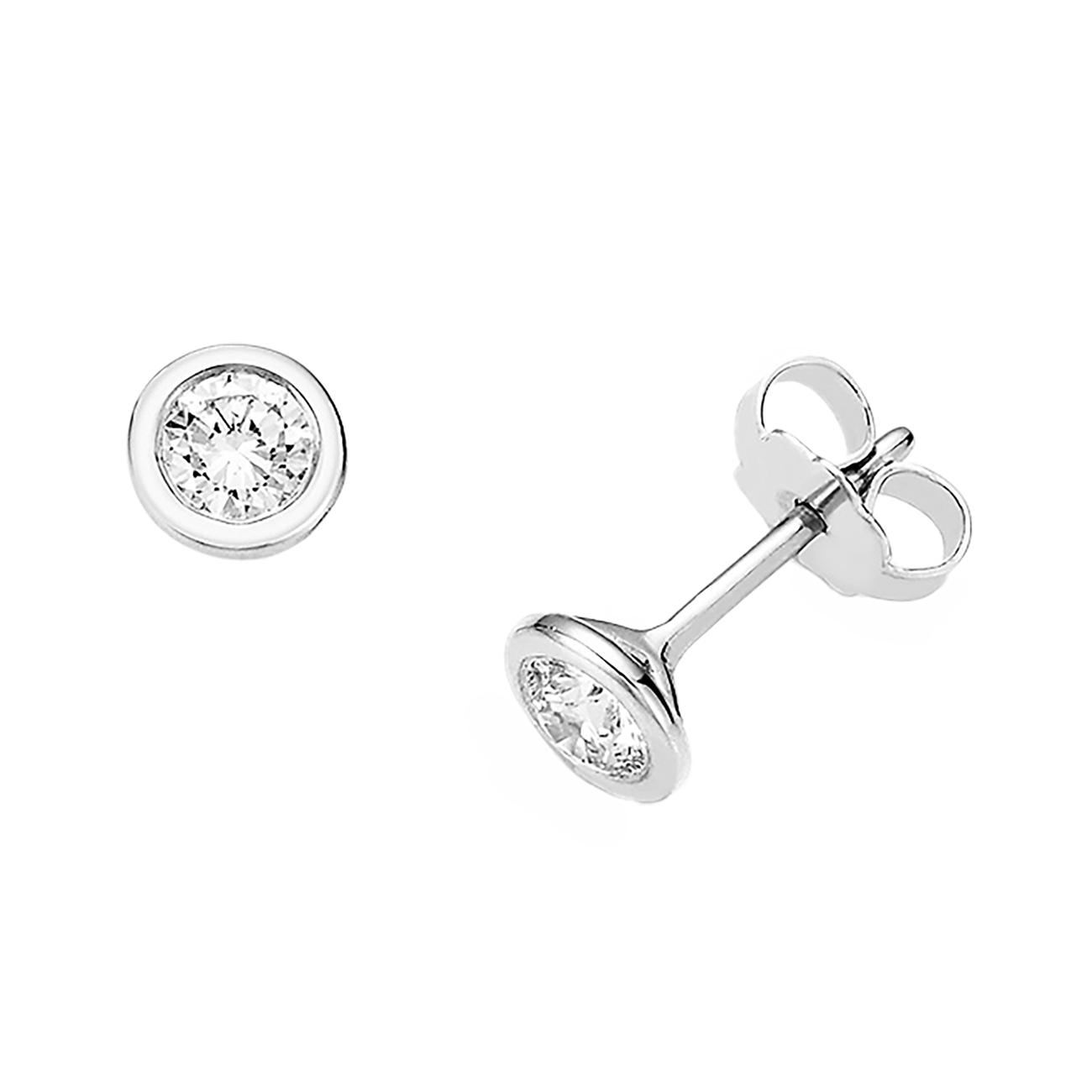 Ohrringe Brillant 0,40 ct 750er Weissgold Emma
