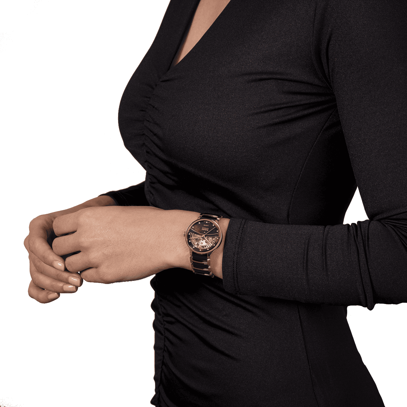 Centirx Diamonds Open Heart Automatik Uhr