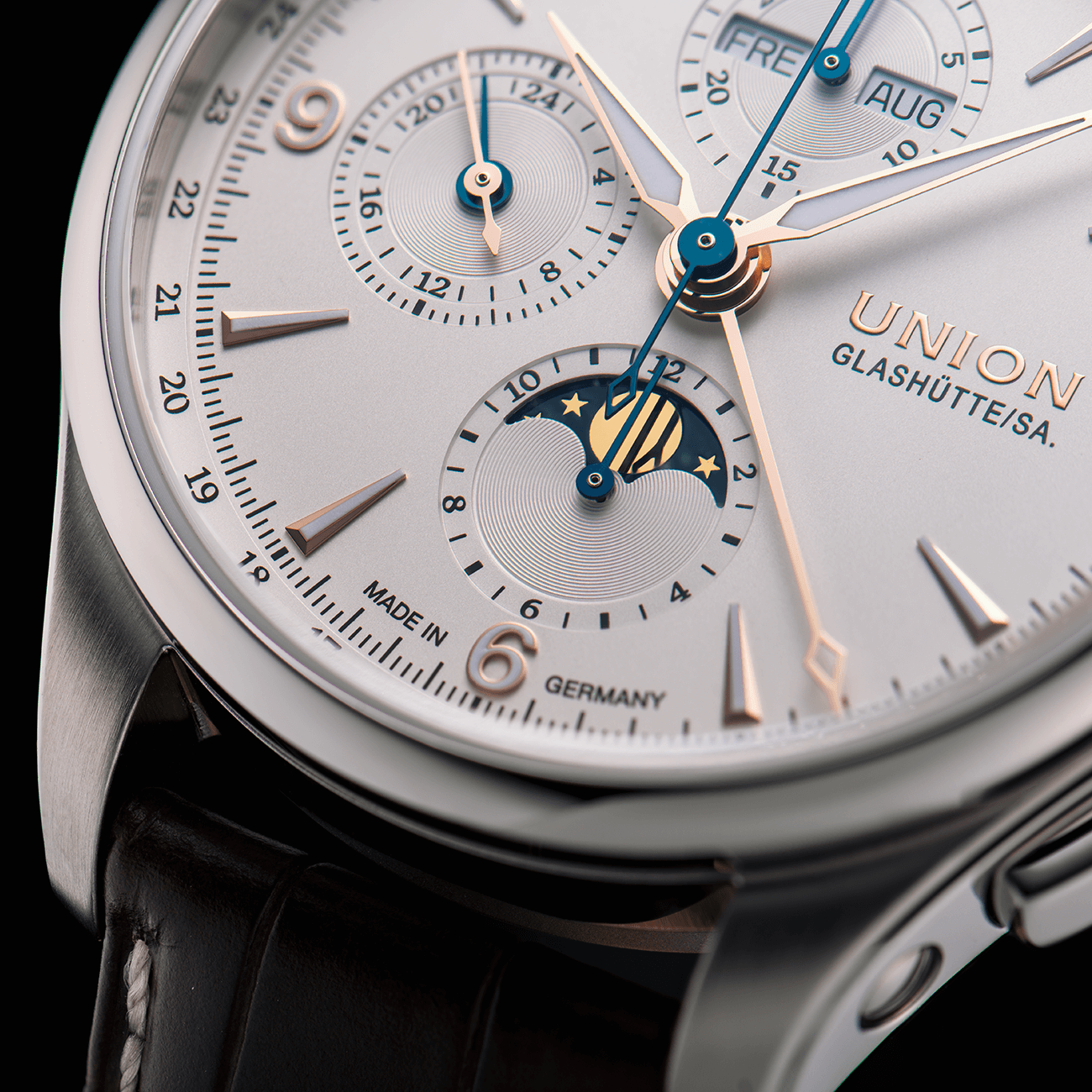 Chronograph Mondphase Automatik Uhr