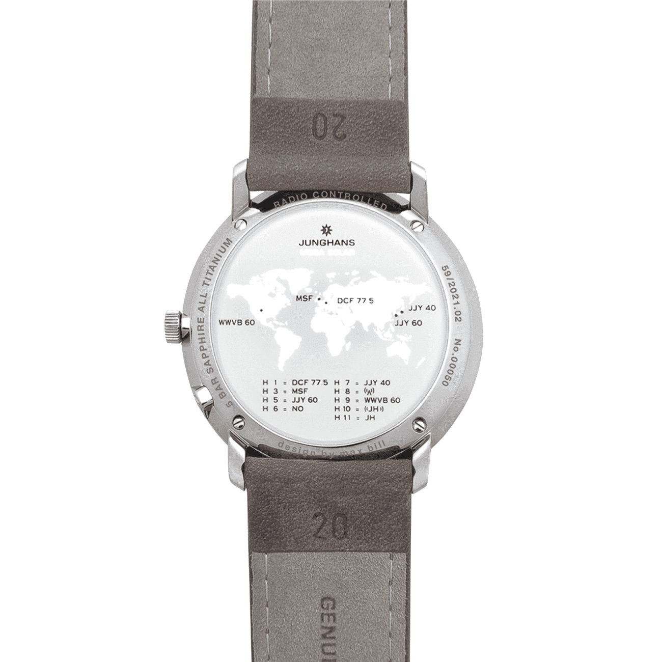 Max Bill MEGA Solar Quarz Uhr