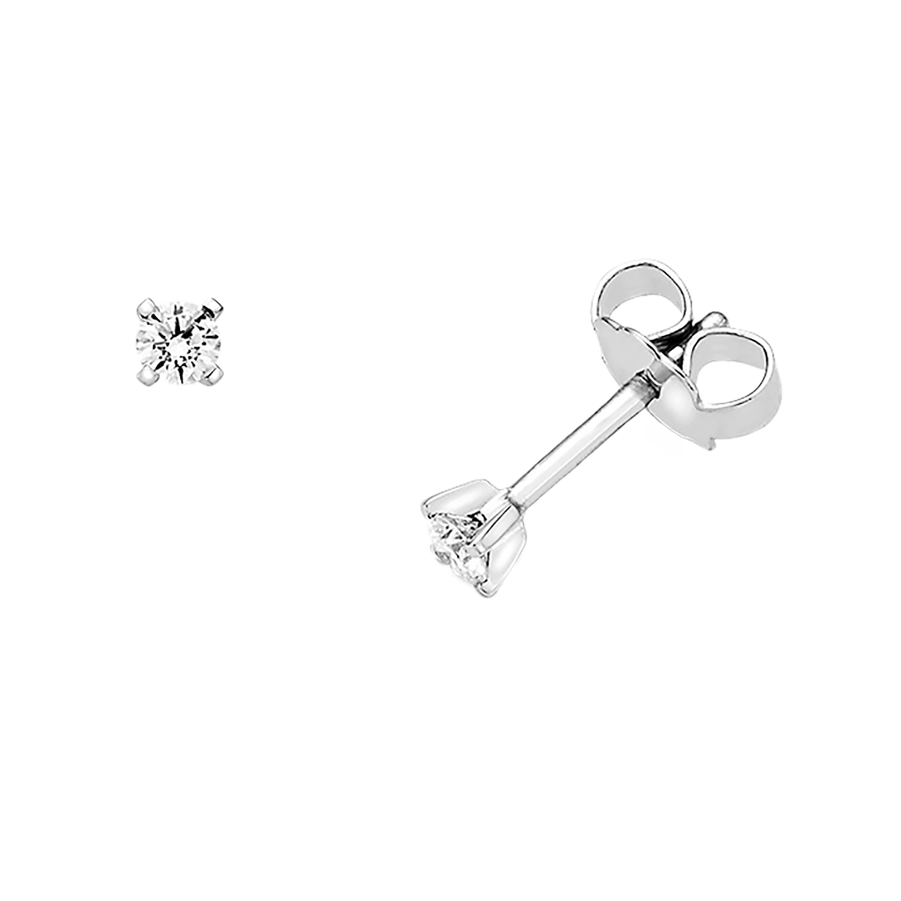 Ohrringe Brillant 0,20 ct 750er Weissgold Marie