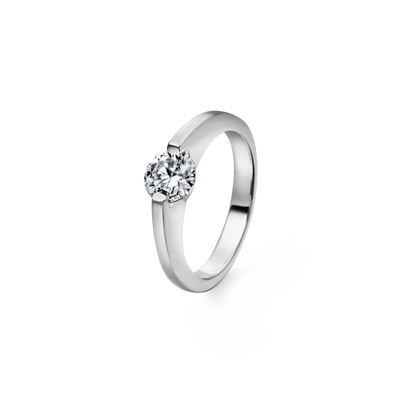 Brillantring 0,50 ct 750er Weissgold Liberté