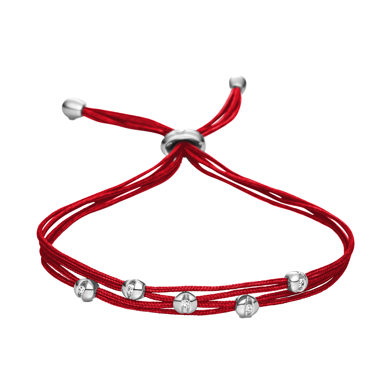 Brillantarmband 0,07 ct 750er Weissgold Colortaire