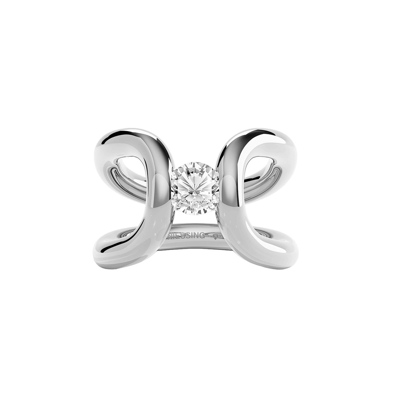 Brillantring 0,50ct 950er Platin Ära C