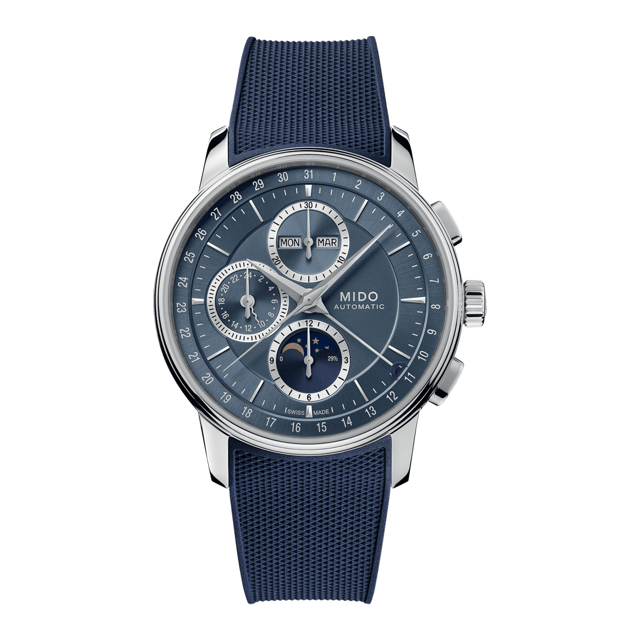 Baroncelli Chronograph Mondphase Automatik Uhr