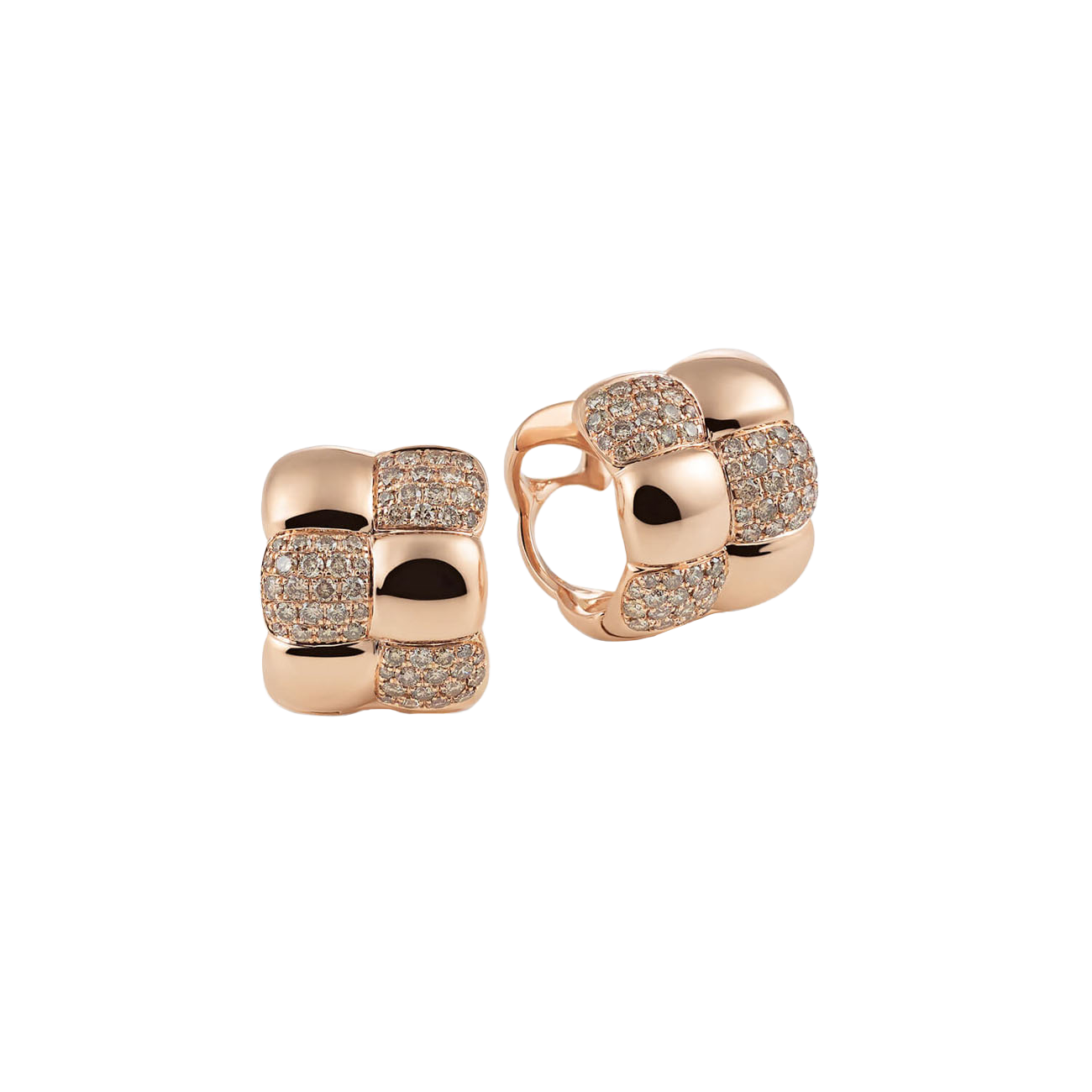 Ohrringe Brillant 0,94 ct 750er Rotgold La Piazza