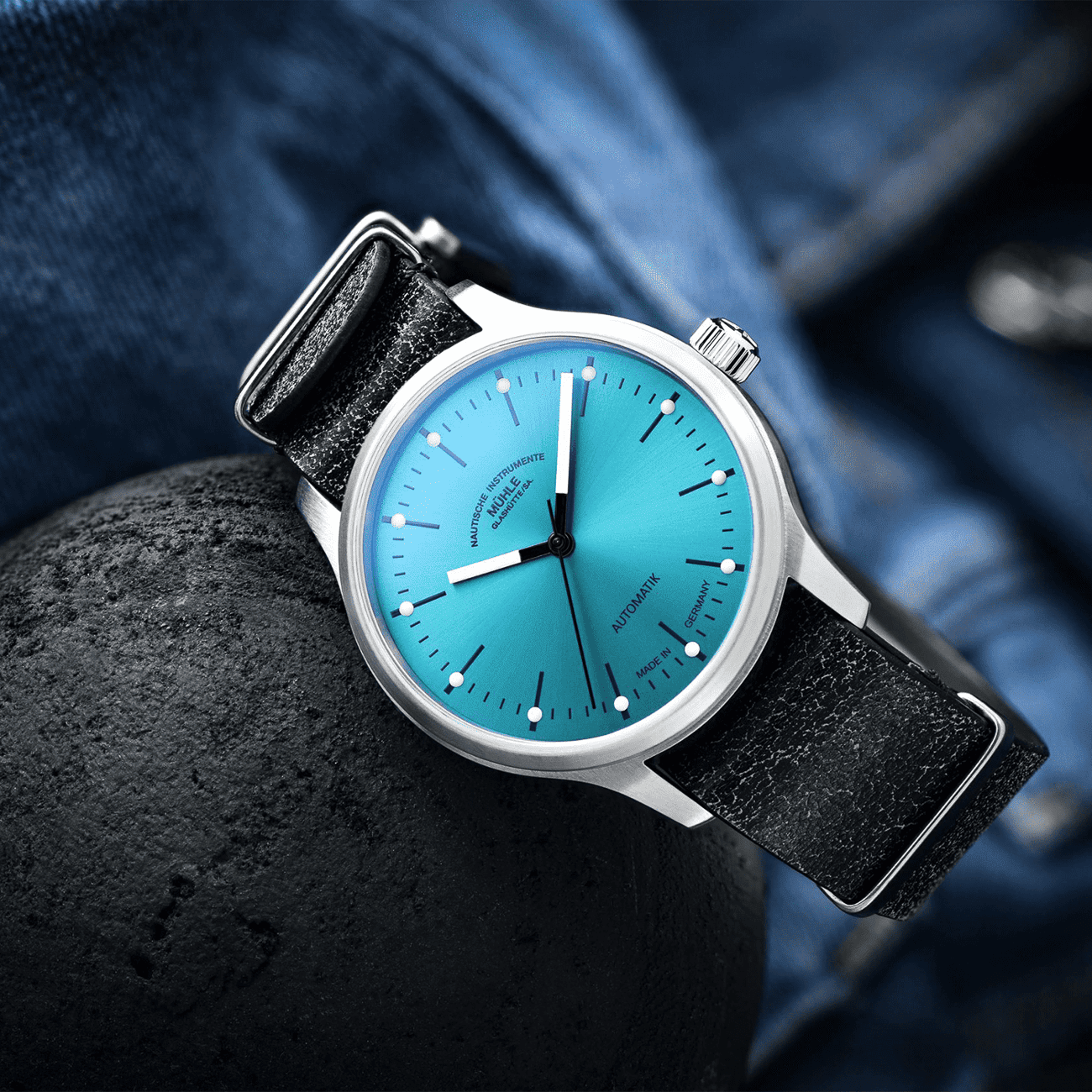 Panova Türkisblau Automatik Uhr