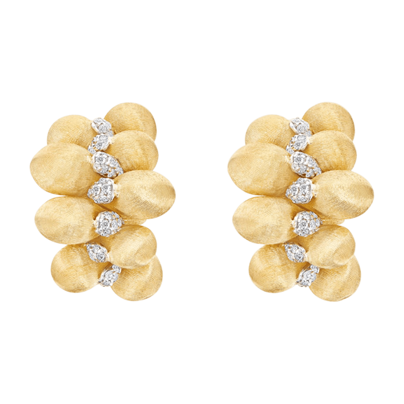 Ohrringe Brillant 0,49 ct 750er Gelgold Trasformista