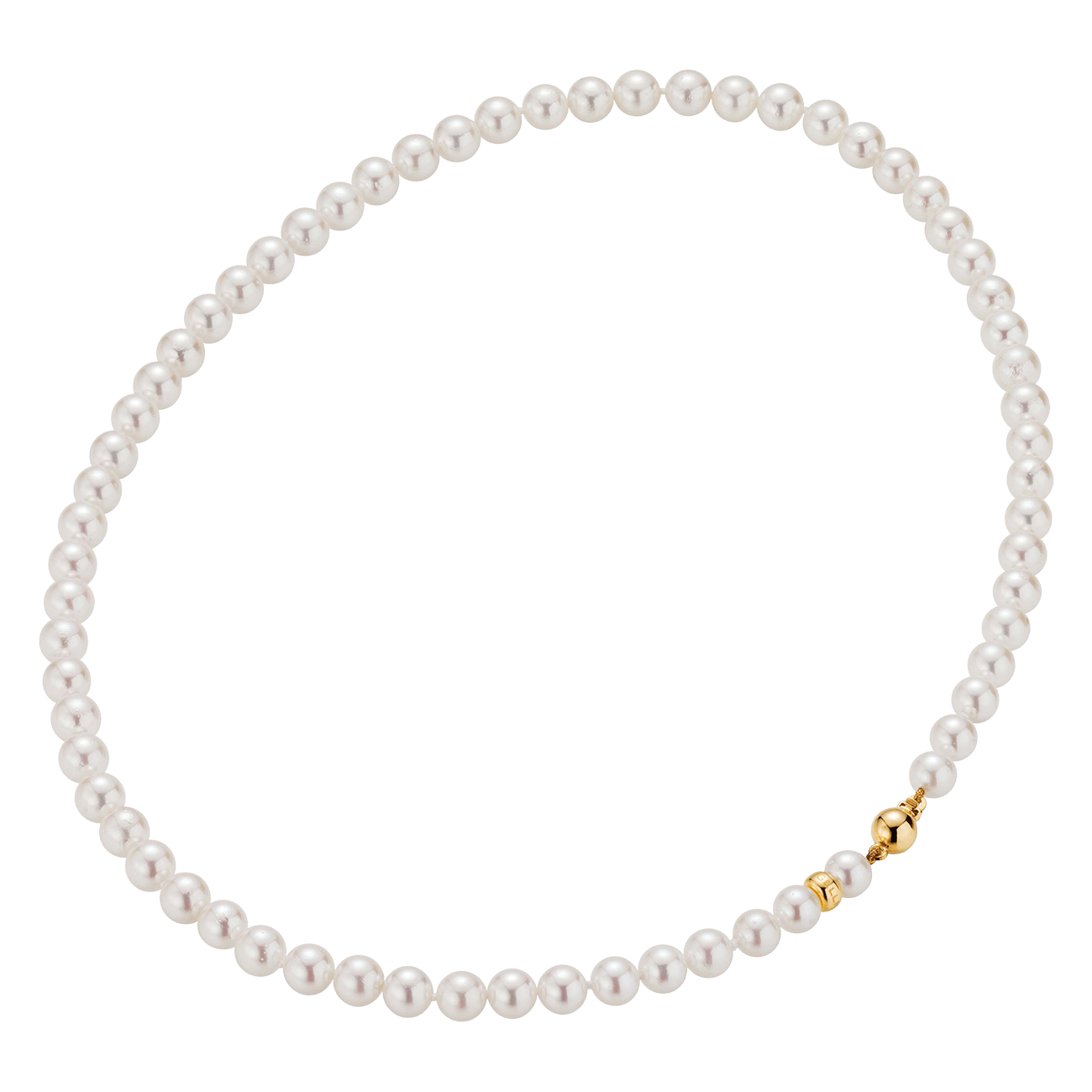 Kette Zuchtperle 750er Gelbgold Basics 