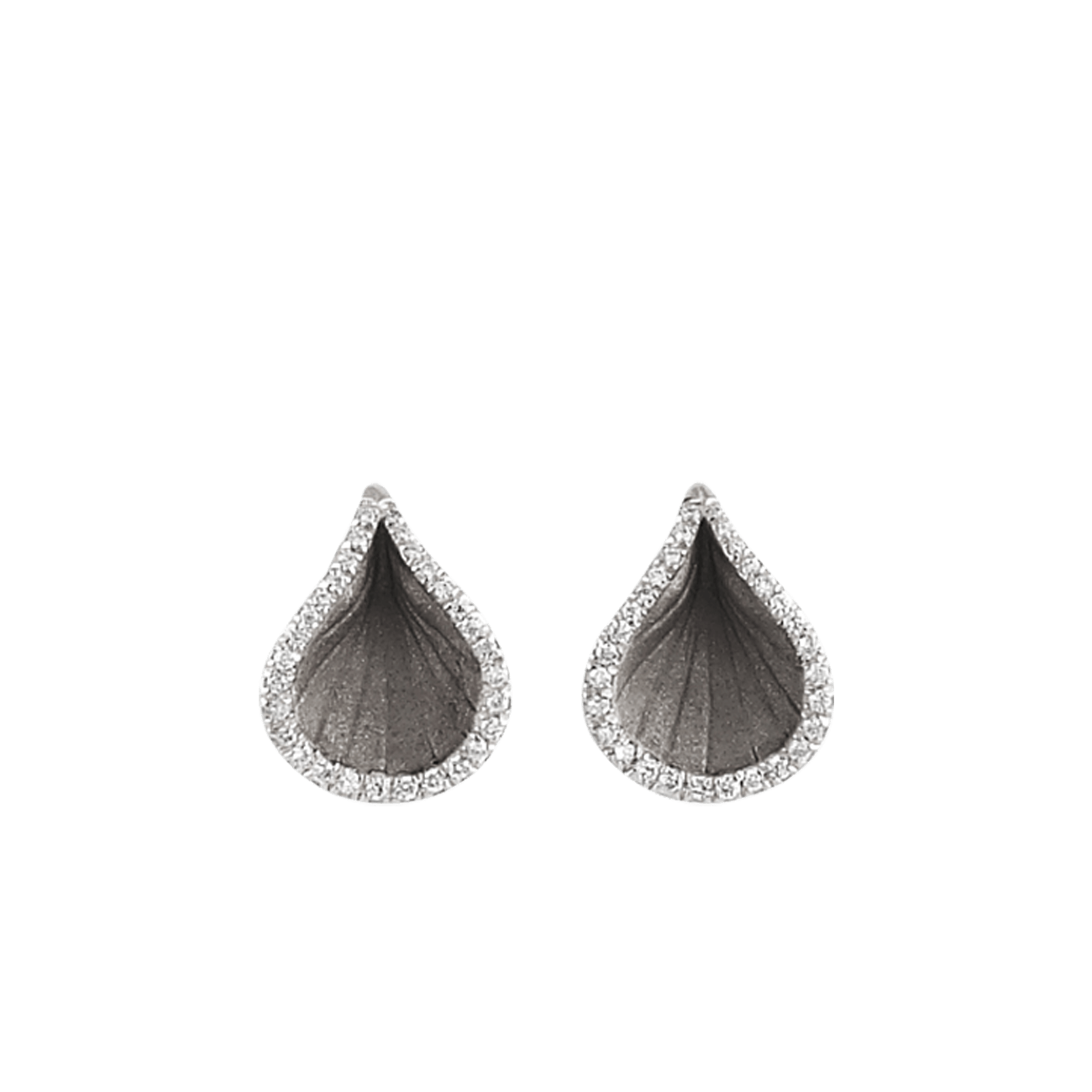 Ohrringe Brillant 0,19 ct 750er White Ice Gold Goccia