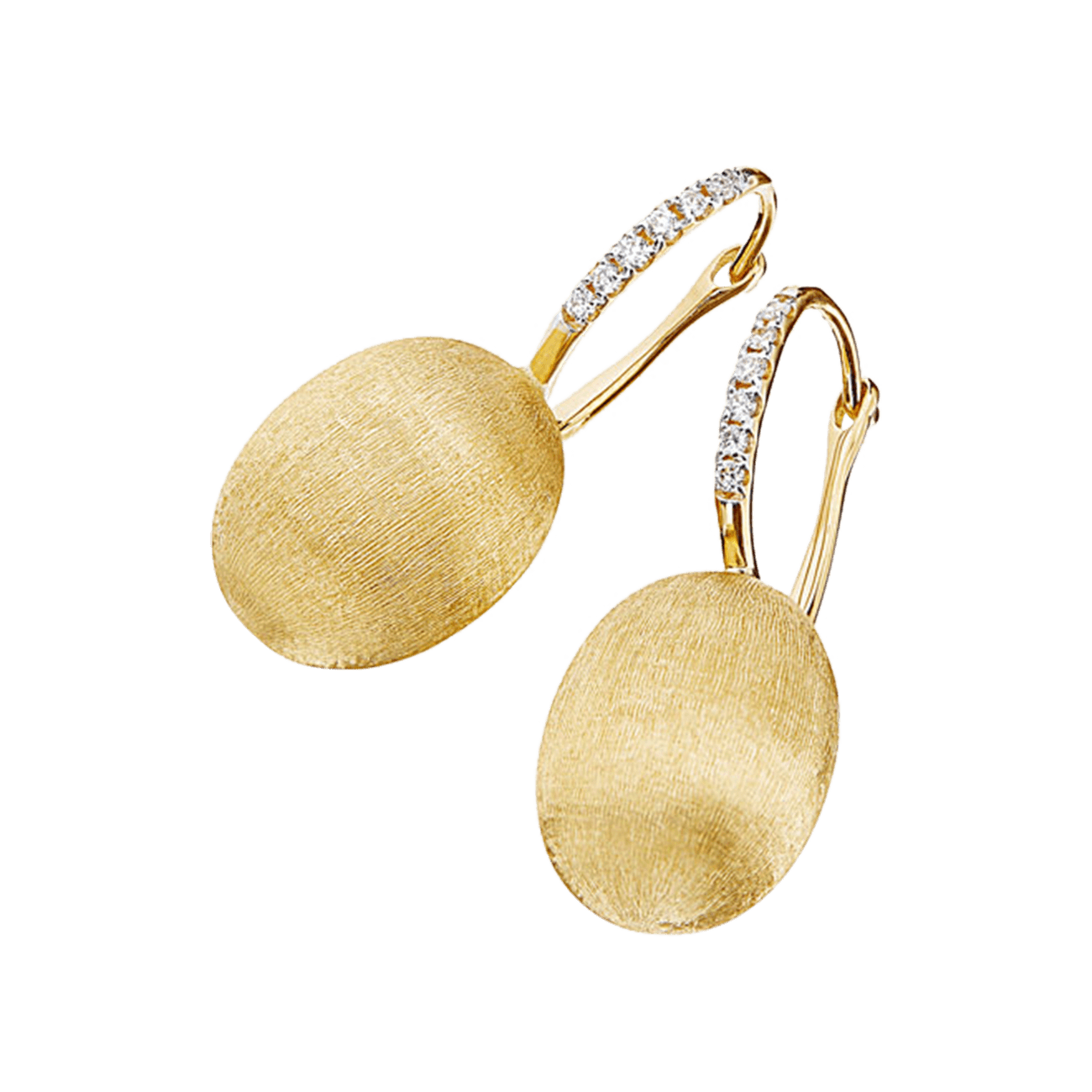 Ohrringe Brillant 0,10 ct 750er Gelbgold Dancing Elite