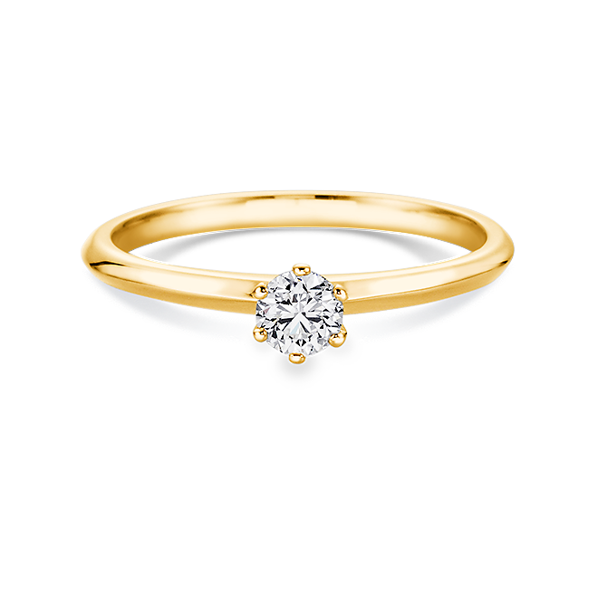 Brillantring 0,30 ct 750er Gelbgold Sophie