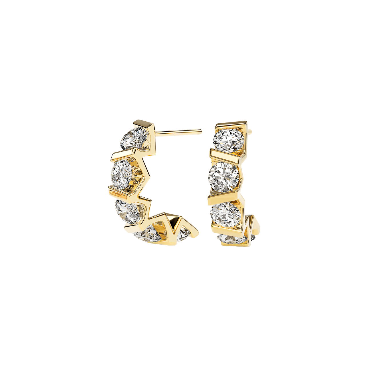 Ohrringe Brillant 1,16ct 750er Gelbgold Vivida
